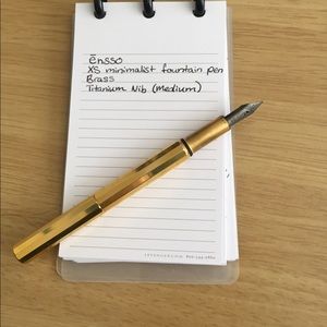 ENSSO Brass Minimalist Fountain Pen